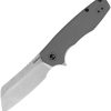 Kershaw Wharf Linerlock Folding Knife Gray 2.88" Assisted Opening