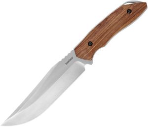 Kershaw Hurdle Fixed Blade - Brown Wood Handle