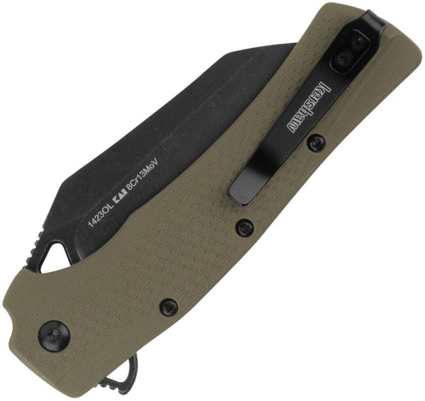 Kershaw Dawnstar Linerlock Folding Knife Olive 8Cr13MoV