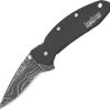 KS1600DAMBK.jpg Kershaw Chive Framelock Damascus Folding Knife Assisted Open