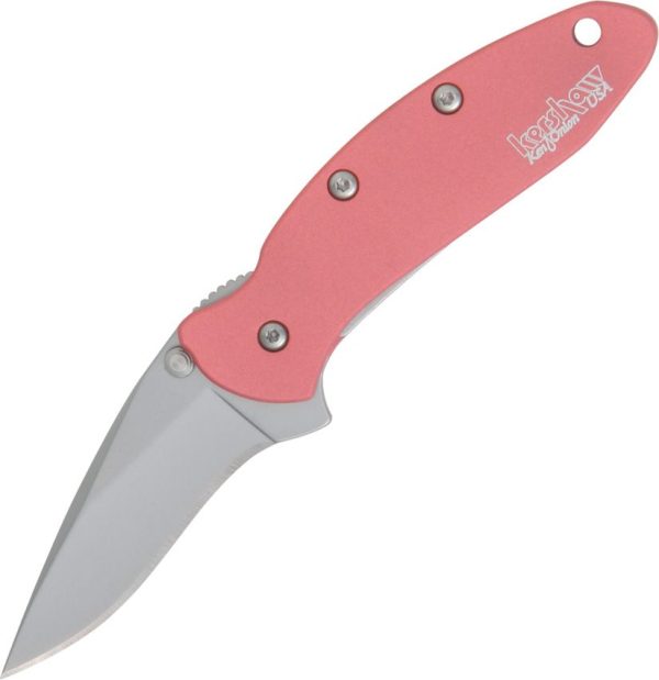 Kershaw Chive Framelock Pink Assisted Opening Folding Knife