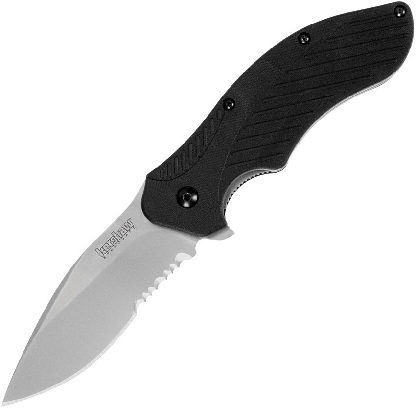 Kershaw Clash Linerlock Folding Knife 3" Blade Black