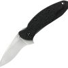 KS1620.jpg Kershaw Scallion Linerlock Assisted Opening Folding Knife Black