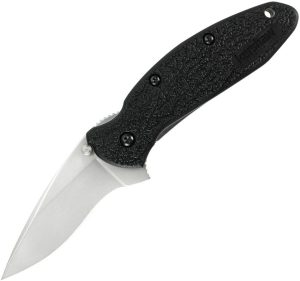 KS1620.jpg Kershaw Scallion Linerlock Assisted Opening Folding Knife Black