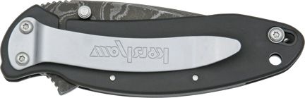 Kershaw Scallion Framelock Damascus Folding Knife Assisted