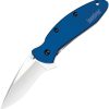KS1620NB.jpg Kershaw Scallion Linerlock Blue Folding Knife Assisted 420HC