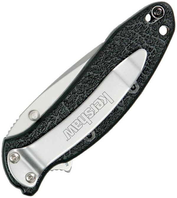 KS1620_add_01.jpg Kershaw Scallion Linerlock Assisted Opening Folding Knife Black