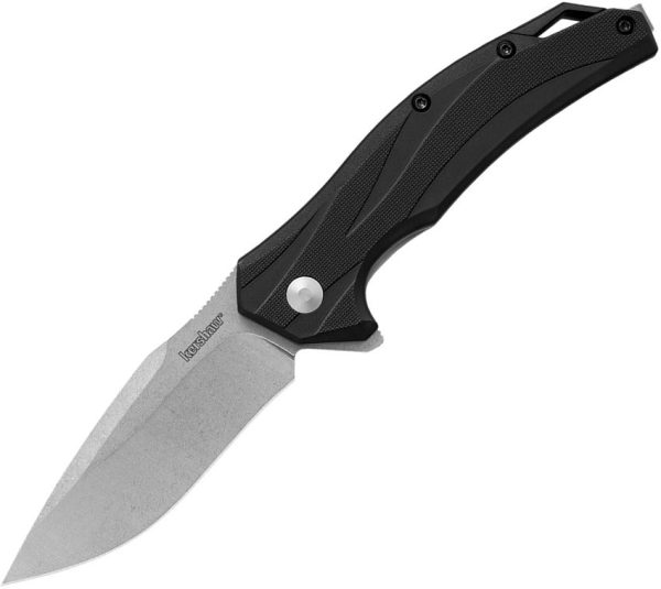 KS1645.jpg Kershaw Lateral Linerlock A/O Folding Knife 8Cr13MoV Stonewash