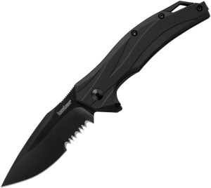 KS1645BLKST.jpg Kershaw Lateral Linerlock Assisted Opening Folding Knife Black
