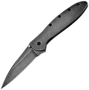 Kershaw Leek Framelock Assisted Opening Folding Knife Blackwash