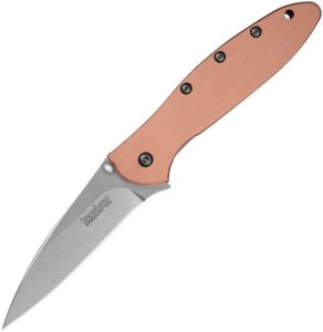 Kershaw Leek Linerlock Assisted Copper CPM-154 Folding Knife