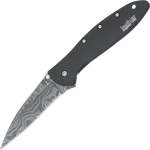 Kershaw Leek Framelock Assisted - Damascus Steel