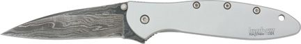 Kershaw Leek Framelock Damascus Assisted Folding Knife