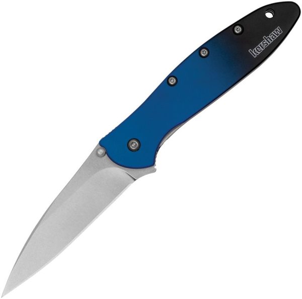 KS1660GBLU.jpg Kershaw Leek Linerlock Blue CPM MagnaCut Folding Knife