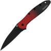 Kershaw Leek Linerlock Red Folding Knife CPM MagnaCut 3" Blade