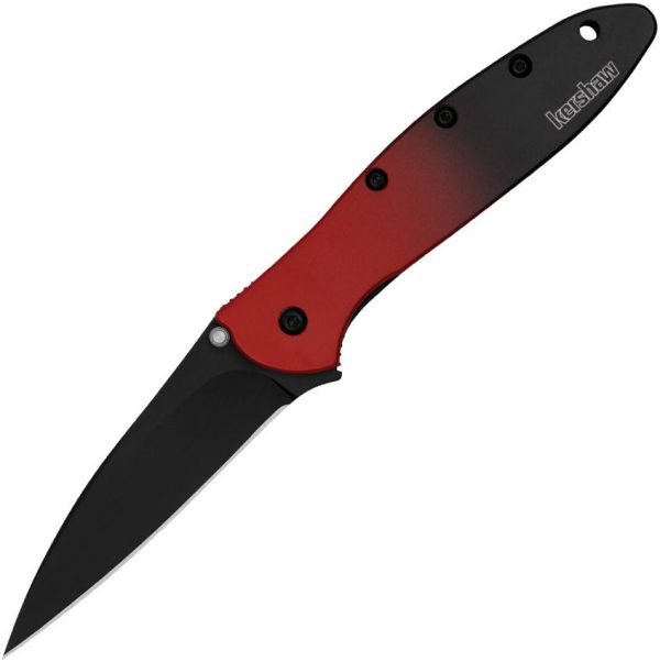 Kershaw Leek Linerlock Red Folding Knife CPM MagnaCut 3" Blade