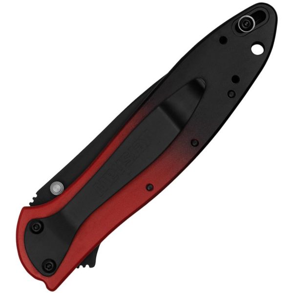 Kershaw Leek Linerlock Red Folding Knife CPM MagnaCut 3" Blade