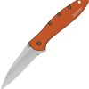 Kershaw Leek Linerlock Assisted Orange Folding Knife 1660OR