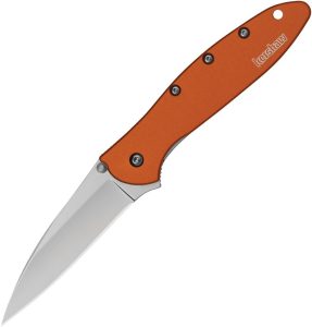 Kershaw Leek Linerlock Assisted Orange Folding Knife 1660OR