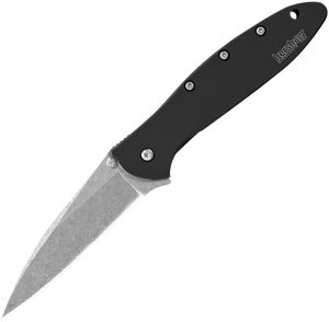 Kershaw Leek Linerlock Assisted Opening Folding Knife Black