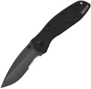 KS1670GBBLKST.jpg Kershaw Tactical Blur Linerlock Folding Knife Black Assisted