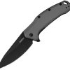 Kershaw Link Assisted Gray Black Linerlock Knife