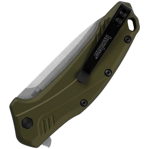 Kershaw Link Linerlock Assisted Folding Knife Olive CPM-20CV