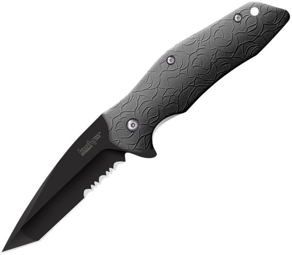 KS1835TBLKST.jpg Kershaw Kuro Linerlock Assisted Opening Folding Knife Black