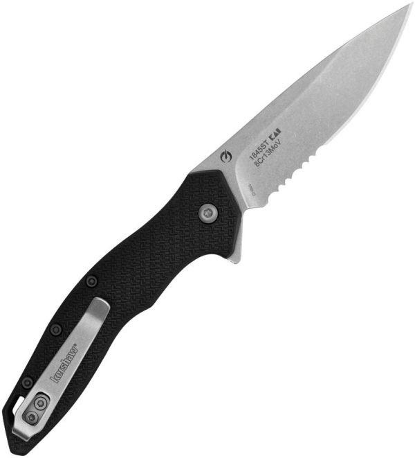 Kershaw Shoreline Linerlock Assisted Opening Folding Knife 8Cr13MoV
