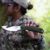 Kershaw Deschutes Guthook Skinner Fixed Blade D2 Steel Green