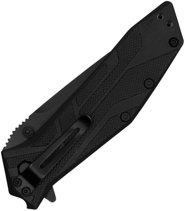 KS1990ST_add_01.jpg Kershaw Brawler Linerlock Folding Knife 3" Black Tanto Blade