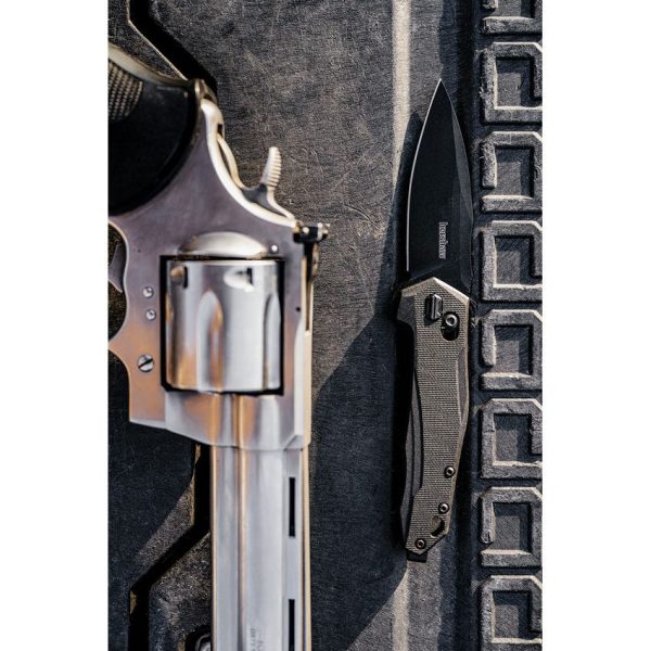 Kershaw Monitor DuraLock Black Folding Knife D2 Steel