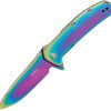 KS2044RBW.jpg Kershaw Outcome Framelock Folding Knife Rainbow 8Cr13MoV