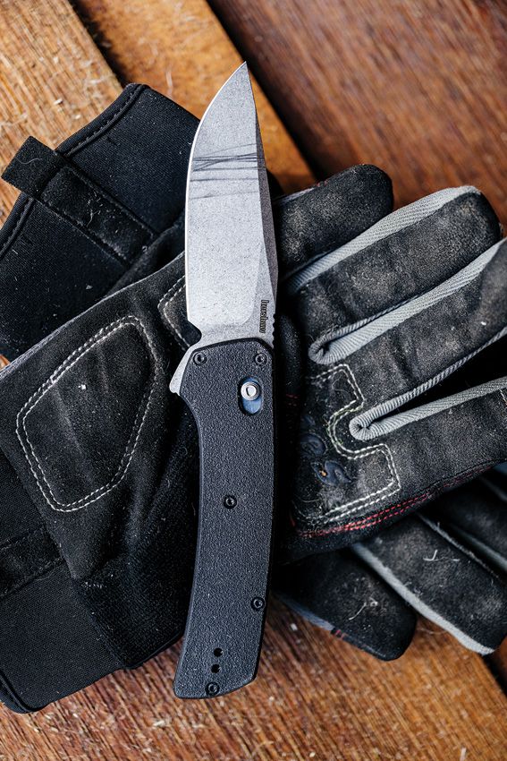 Kershaw Layup DuraLock Black Folding Knife D2 Steel