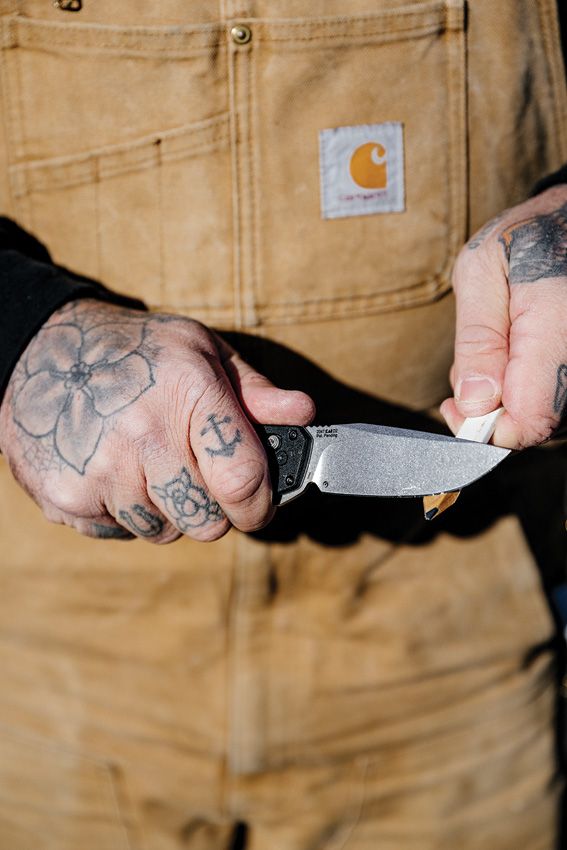 Kershaw Layup DuraLock Black Folding Knife D2 Steel