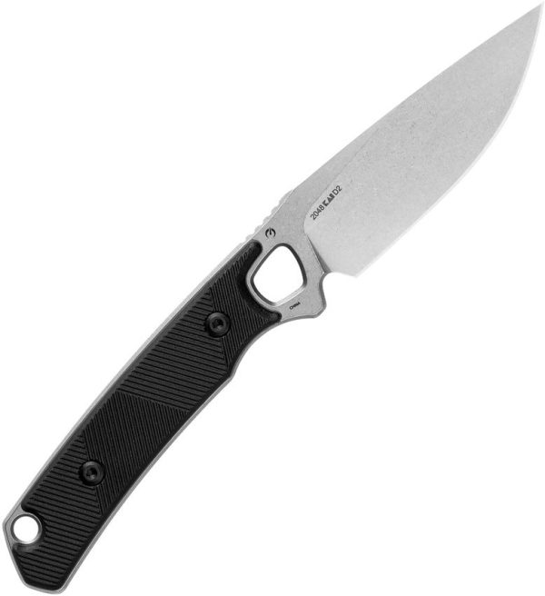 Kershaw Steppe Fixed Blade D2 Steel Black Handle Full Tang