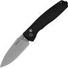 Kershaw Kindred Button Lock Black Folding Knife D2 Steel