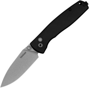 KS2053.jpg Kershaw Kindred Button Lock Black Folding Knife D2 Steel
