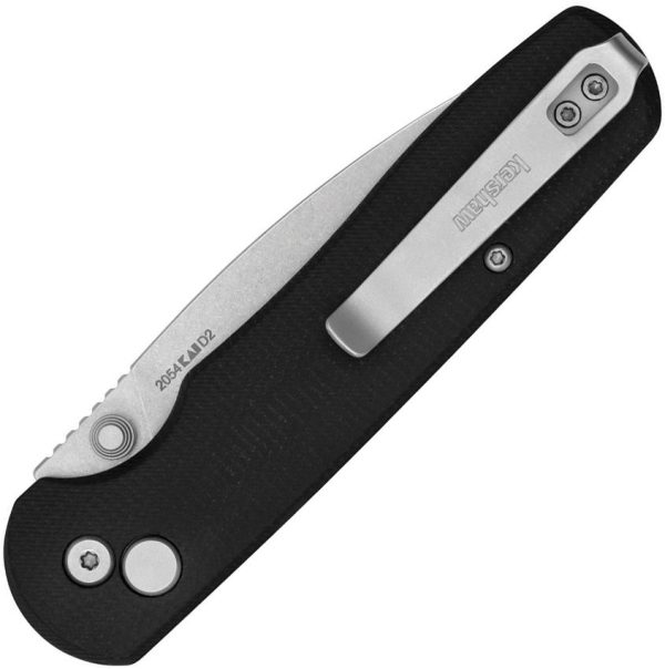 Kershaw Remnant Button Lock Folding Knife D2 Micarta 3.25"