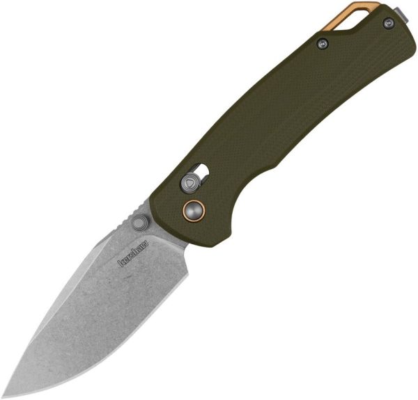 Kershaw Proximal DuraLock Green Folding Knife D2 Steel