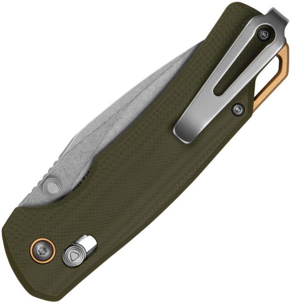 Kershaw Proximal DuraLock Green Folding Knife D2 Steel