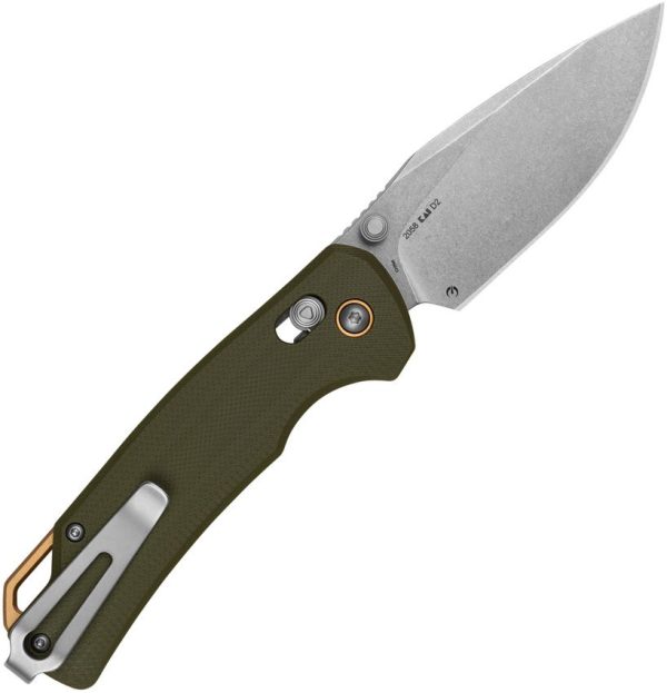 Kershaw Proximal DuraLock Green Folding Knife D2 Steel