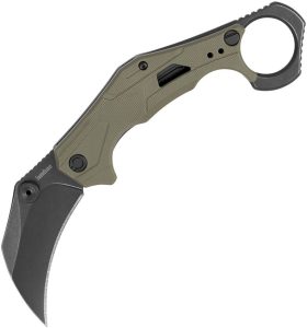 KS2064ODBW.jpg Kershaw Outlier Assisted Linerlock Green BW