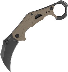 KS2064TANBW.jpg Kershaw Outlier Assisted Linerlock Tan BW