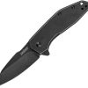 KS2065.jpg Kershaw Gravel Framelock Assisted Opening Folding Knife BlackWash