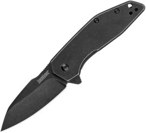 KS2065.jpg Kershaw Gravel Framelock Assisted Opening Folding Knife BlackWash