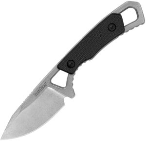 Kershaw Brace Fixed Blade 8Cr13MoV Stainless Black Sheath