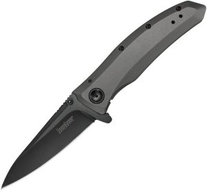Kershaw Grid Framelock Assisted Opening Folding Knife Black