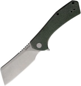 KS3445MCG.jpg Kershaw Static Framelock Green Micarta D2