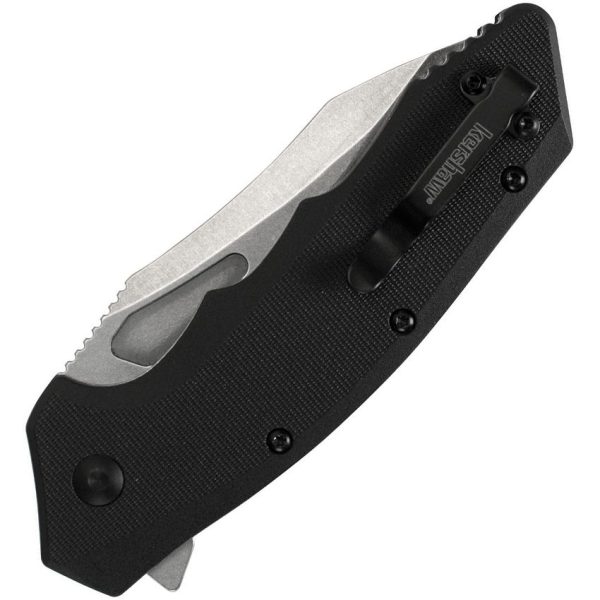 Kershaw Flitch Linerlock Folding Knife 8Cr13MoV G10 Black